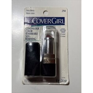 Cover Girl Lipstick Continuous Color Very‎ Berry 645 Crème Self Renewing